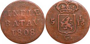 P0305 Netherlands East Indies Indonesia Duit Batavia 1808 -> Make offer