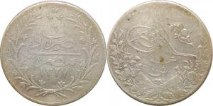 P0397 Egypt 10 Qirsh Muhammad V 1327 /2 1910  Silver ->Make offer