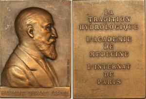 P0465 Rare France Plaque Raymond Durand Fardel Médecin Académie Médecine Paris Richer