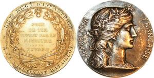 P0498 Rare France Médaille Ministere guerre 88e Regiment infanterie Militaires Daniel