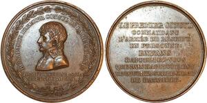 P0524 France Médaille Bonaparte Premier Consul Bataille de Marengo An 8 Brenet SUP