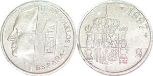 P0733 Spain 1 Peseta Juan Carlos I 1997 UNC ->Make offer