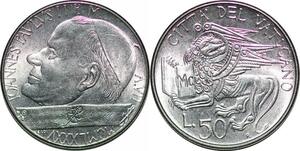 P0800 Papal States Vatican 50 Lire Jean Paul II Guido Veroi 1985 FDC -> Make offer