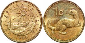 P0801 Malta 1 Cent Rising Sun Maltese Boat 1986 FDC -> Make offer