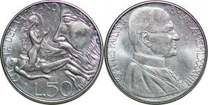 P0802 Papal States Vatican 50 Lire Jean Paul II Guido Veroi 1988 FDC -> Make offer