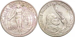 P0818 Papal States Vatican 100 Lire Jean Paul II Paolo Borghi 1998 FDC -> Make offer