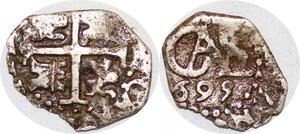 P0887 Peru 1/2 Real Carlos II 1699 Potosi Silver ->Make offer