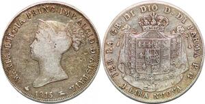 P0937 Italy Duchy of Parma One Lira Maria Luigia 1815 Silver ->Make offer