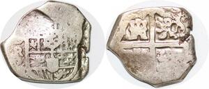 P0995 Colonial Pirates Mexico Peru Venezuela 2 Reales cob Silver ->Make offer