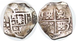 P0997 Colonial Pirates Mexico Peru Venezuela 4 Reales cob Silver ->Make offer