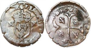 P1141 France Douzain Henri II aux croissants 155? N Montpellier ->Faire offre