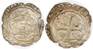 P1142 France Liard Charles VIII au dauphin 1470 1498Argent Silver ->Make offer