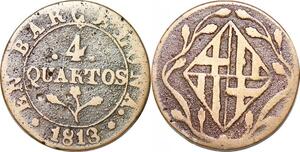 P1150 Spain Napoleon Occupation Catalonia 4 Quartos 1813 Barcelona ->Make offer