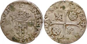 P1174 Rare R4 France Douzain Henri IV 1593 I Limoges -&gt;Faire offre
