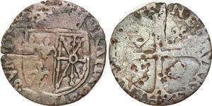 P1200 France Douzain Henri IV 1589-1610 Navarre 2ème type 1591 Saint-Palais