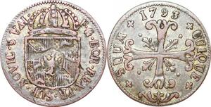 P1204 Swiss Cantons Friedrich Wilhelm II 1/2 Batzen 1793 ->Make offer