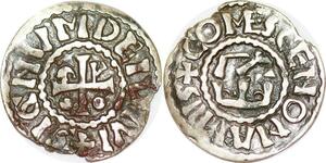 P1213 France Maine Denier Herbert 1er 1015 - 1036 Comes Cenemannis Argent ->F offre