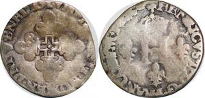 P1288 France Gros de 3 blancs de Nesles Henri II 1551 A Paris ->Faire offre