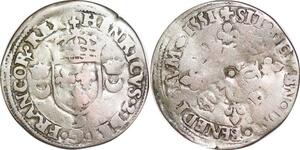 P1298 France Douzain Henri II aux croissants 1551 9 Rennes ->Faire offre