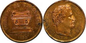 P1344 France Médaille Tombeau Napoléon I Cendres 1853 SPL ->Faire offre