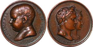 P1346 France Médaille Napoleon I roi de Rome Marie Louise 1811 SPL ->Faire offre