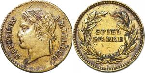 P1351 Jeton France Napoleon Empereur Spiel Marke ->Faire offre
