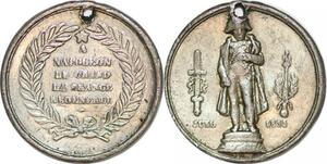 P1356 France Médaille Napoleon I er 1833 Colonne Juillet ->Faire offre