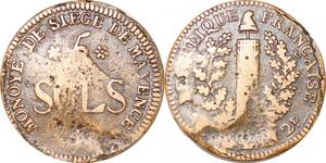 P1401 Germany Siege Mainz Mayence 5 Sols Friedrich Karl Joseph 1793 ->M offer