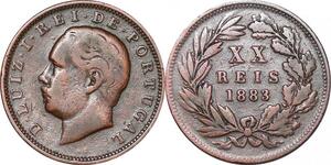 P1435 Portugal 20 Reis Luiz Ier 1883 ->Make offer