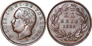 P1437 Portugal 20 Reis Luiz Ier 1883 ->Make offer