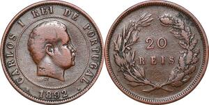 P1449 Portugal 20 Reis Carlos I 1892 ->Make offer