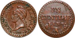 P1569 France Un Centime Dupré an 7 A Paris 53/50 ->Faire offre