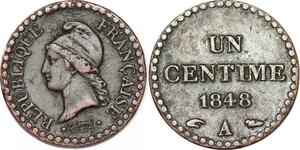 P1580 France Un Centime Dupré 1849 A Paris ->Faire offre
