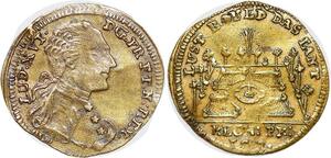 P1627 France Token Nurnberg Louis XVI 1774 1793 Garden Jardins TTB ->Faire offre