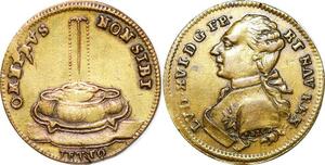 P1633 France Jeton Token Louis XVI Omnibus Non Sibi 1791 Reich -> Make offer