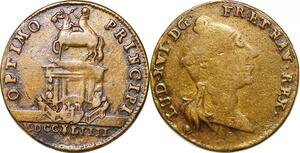 P1639 Token France Louis XVI 1774 1793 Optimo Principi Reich - Make offer