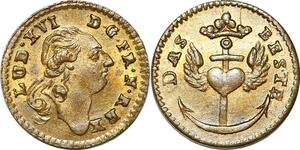 P1644 Rare Jeton France Louis XVI Das Beste Coeur Heart SPL ->Faire offre