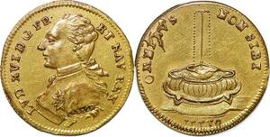 P1655 Jeton France Token Louis XVI Omnibus Non Sibi 1791 Letton -> Make offer