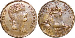 P1657 Jeton France Louis XVI 1774 1793 Napoléon Empereur Sacre 23 Nov 1804 SUP