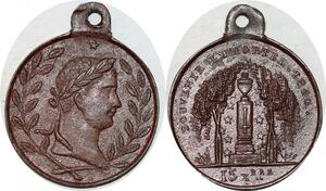 P1734 Médaille Napoléon I er Souvenir Immortel 1840 Retour des centres SUP
