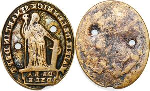 P1742 Rare Plaque Colonies Mairie de St Martin Antilles 1880&#039;s -&gt;Faire offre