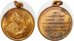 P1762 France Médaille Monseigneur Auguste Sibour Archevèque Paris 1857 SPL