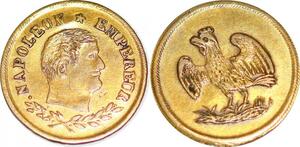 P1800 Rare France Médaille Jeton Napoléon Empereur Aigle Royal SUP ->Faire offre