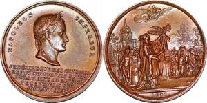 P1817 France Médaille Napoléon Empereur 1840 Retours des cendres SPL ->Faire offre
