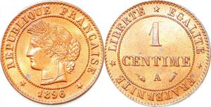 P1823 France 1 Centime Cérès 1896 A Paris FDC Un Bijou !! - Faire Offre