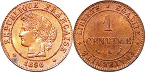 P1827 France 1 Centime Cérès 1896 A Paris FDC Un Bijou !! - Faire Offre