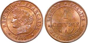 P1828 France 1 Centime Cérès 1895 A Paris FDC Un Bijou !! - Faire Offre