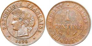 P1839 France 1 Centime Cérès 1896 A Paris SPL Un Bijou !! - Faire Offre