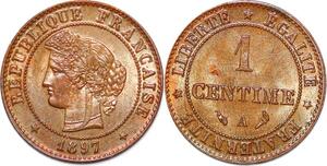 P1850 France 1 Centime Cérès 1897 A Paris FDC - Faire Offre