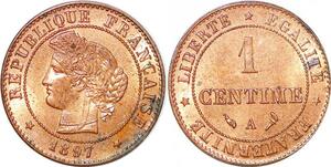 P1851 France 1 Centime Cérès 1897 A Paris SPL - Faire Offre